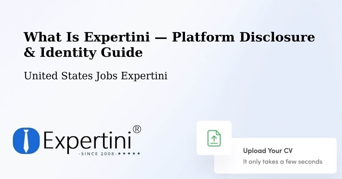 What Is Expertini — Platform Disclosure & Identity Guide – Ash Flat